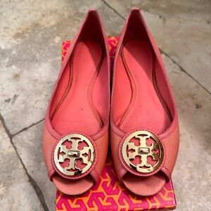 Selma open toe ballet shoes